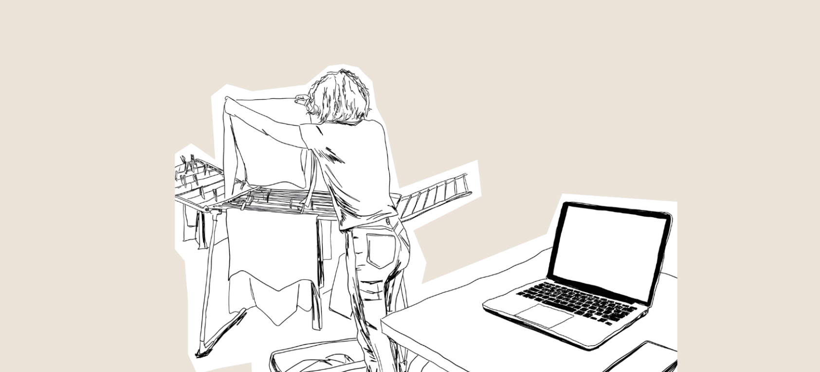 Zwischen Homeoffice und Hausarbeit: Multitasking im Alltag